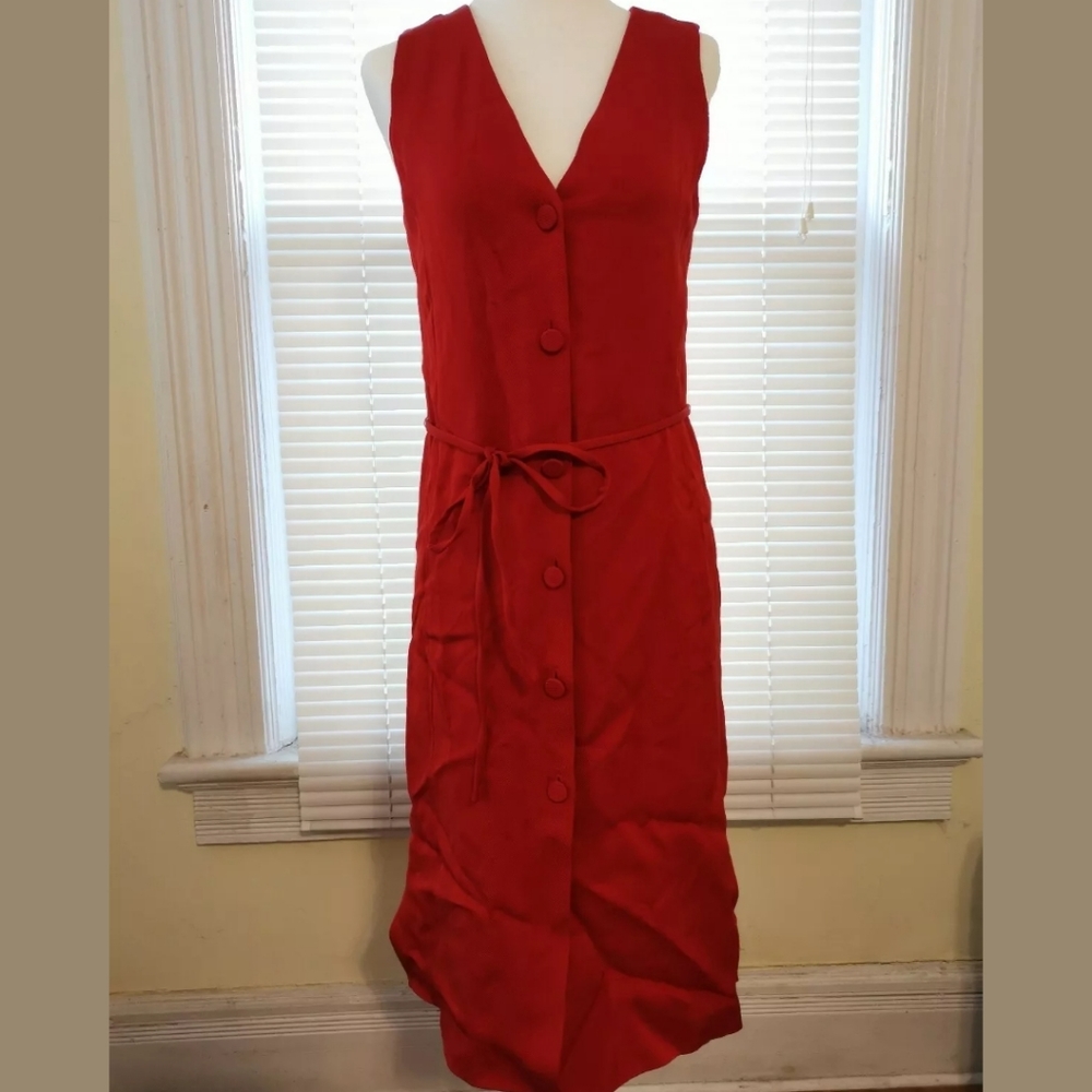 Theory Button Down Dress